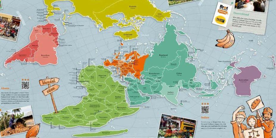 Weltkarte Ernährung